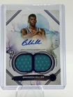 2024 Topps Motif NBA Rookie Dual Relic Autograph Brandon Miller /35