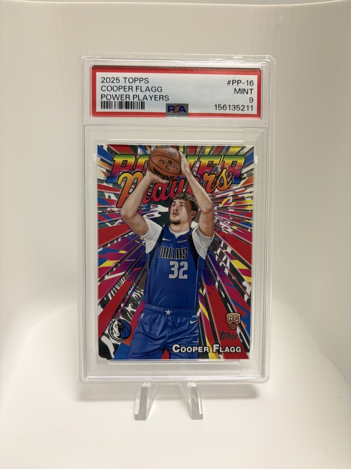 2025-26 Topps - Power Players Cooper Flagg #PP-16 RC PSA 9 Mint