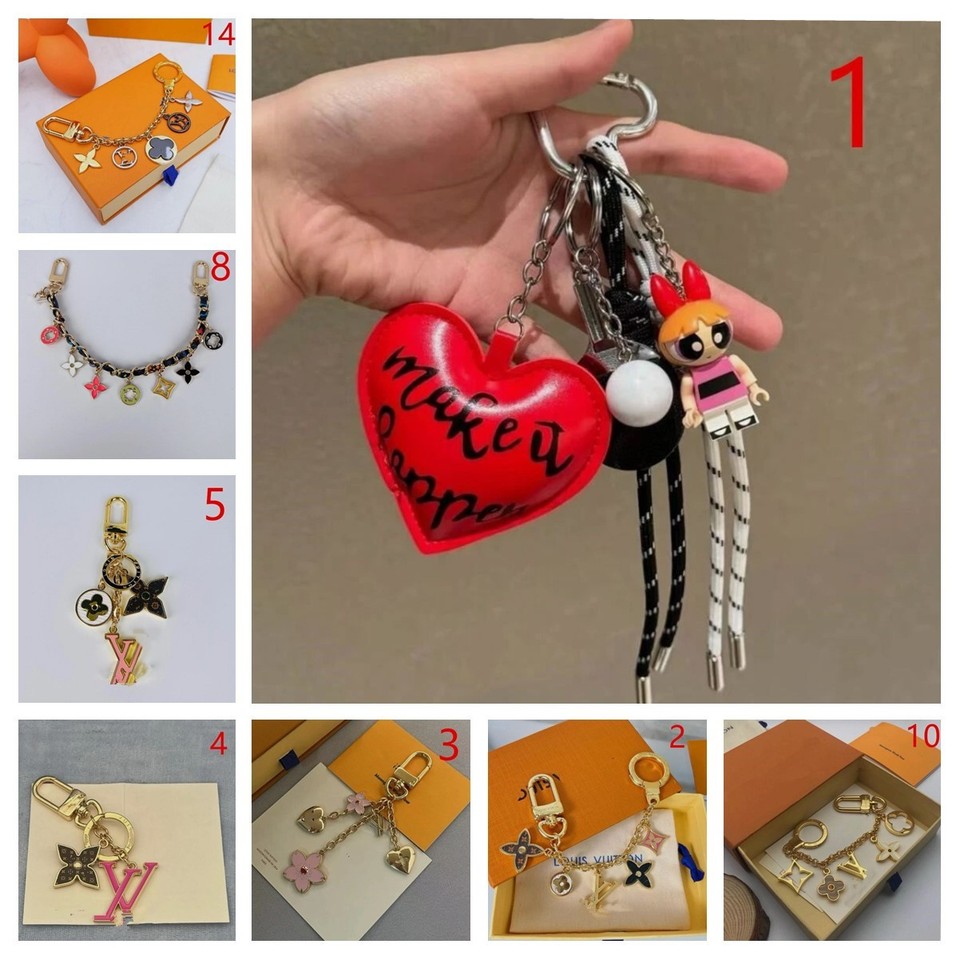 Keyring Bag Handbag Accessories Keychain Key Chain Charms Pendants Purse w/BOX