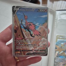 Pokemon Cards Galarian Zapdos V 174/198 Chilling Reign Rare Ultra NM