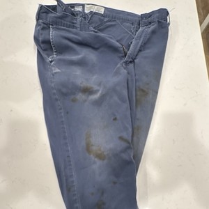 LAPCO FR CAT 2 Flame Resistant Cotton Twill Work Pants Blue 33x34 UP01195-2