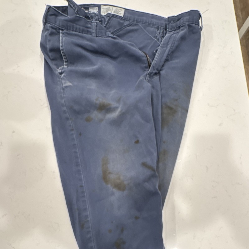 LAPCO FR CAT 2 Flame Resistant Cotton Twill Work Pants Blue 33x34 UP01195-2