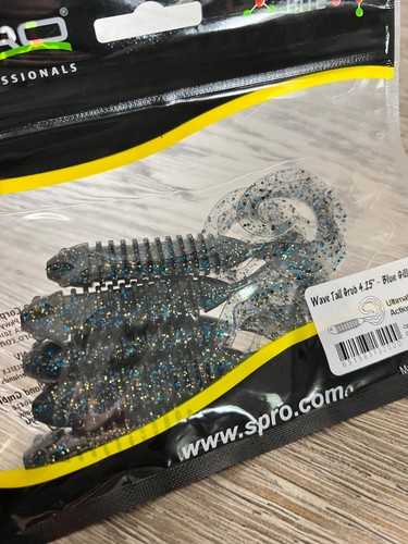 SPRO 4.25inch Wave Tail Grub Soft Plastic Fishing Lures - Choose Color! - Picture 6 of 65