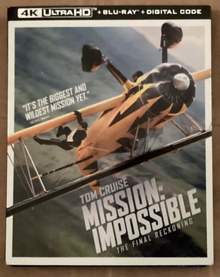 Mission Impossible The Final Reckoning 4k Blu-ray Set w Slipcover