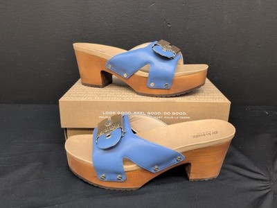 Dr Scholls Original Max Too Women's Platform Sandal US 9 Medium Blue Horizon