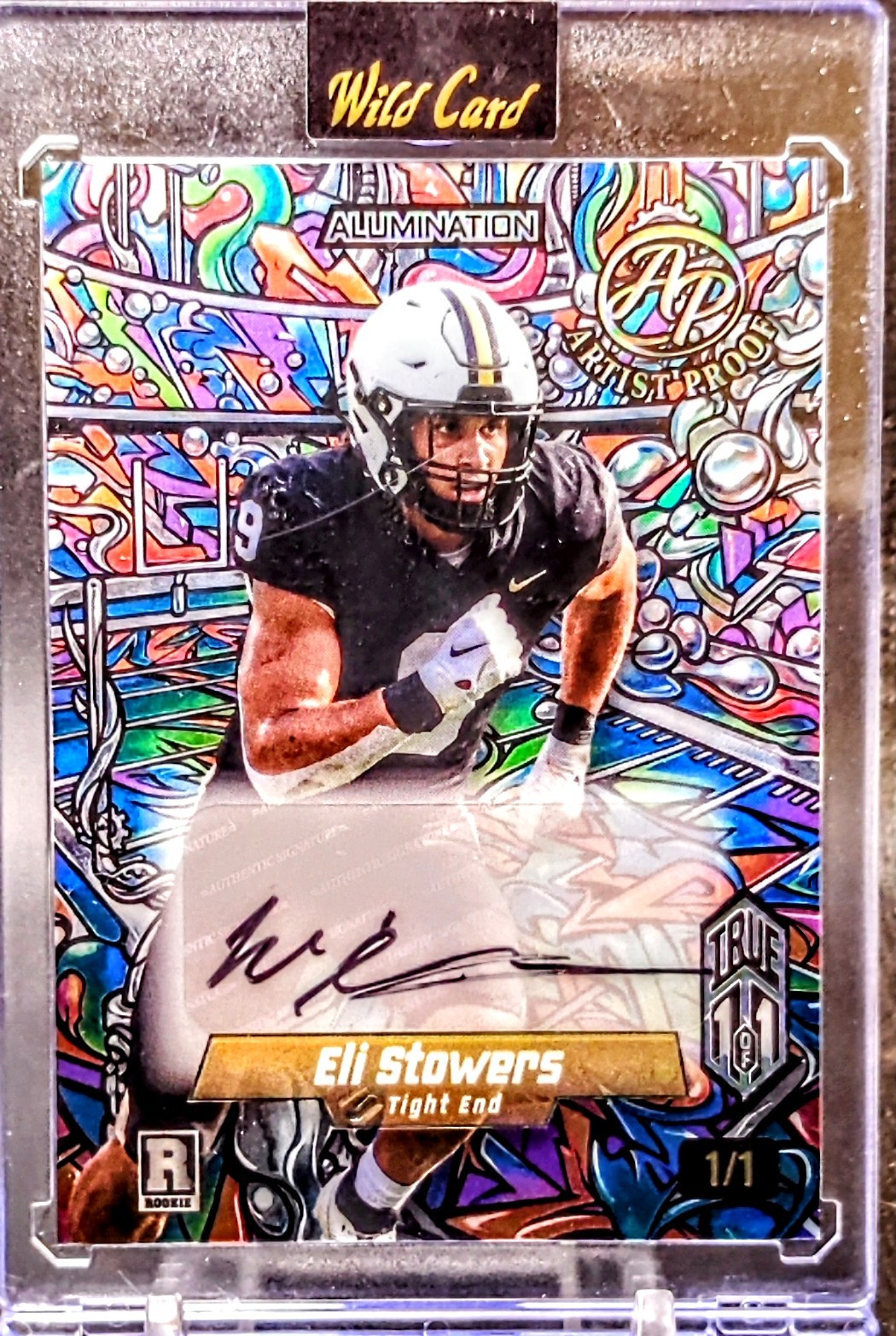 2026 Wild Card Just the Hits Football - Eli Stowers - Artist Proof Auto - 1/1
