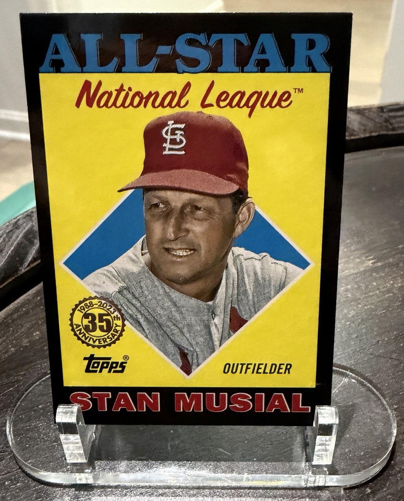 2023 Topps Stan Musial 137/299 Black  #88AS-48 1988 All-Stars Cardinals HOF