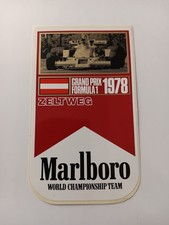 Marlboro.Formula1.Sticker.Autocollant.Adesivo.Aufkleber-Zeltweg 1978
