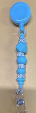 Retractable Blue ID Badge Holder Lanyard Clip...