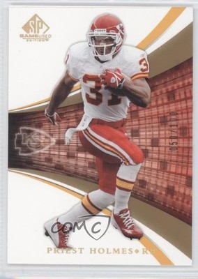 2004 SP Game Used Edition Gold 50/100 Priest Holmes #47 0a1
