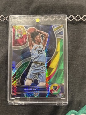 Panini Spectra Variation Asia Red & Yellow Prizm /75 Ja Morant JERSEY NUMBER!!!