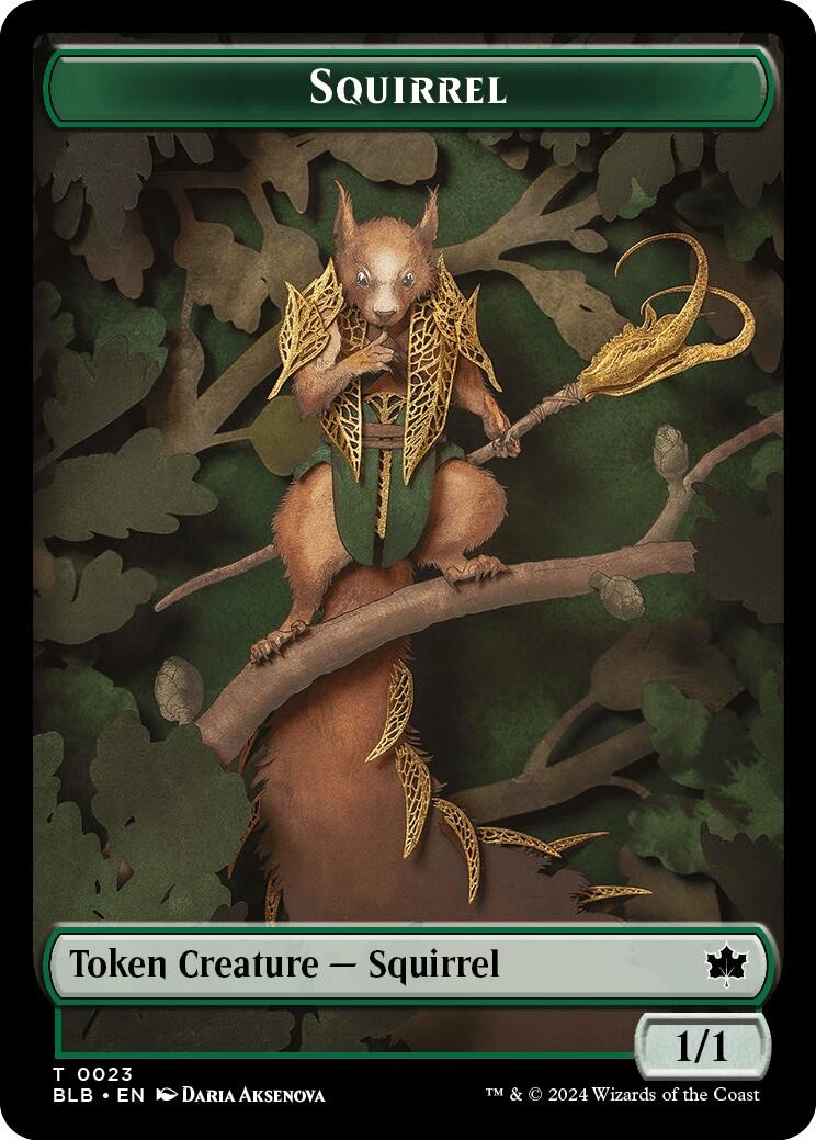 Squirrel Token 23 - NM - Bloomburrow