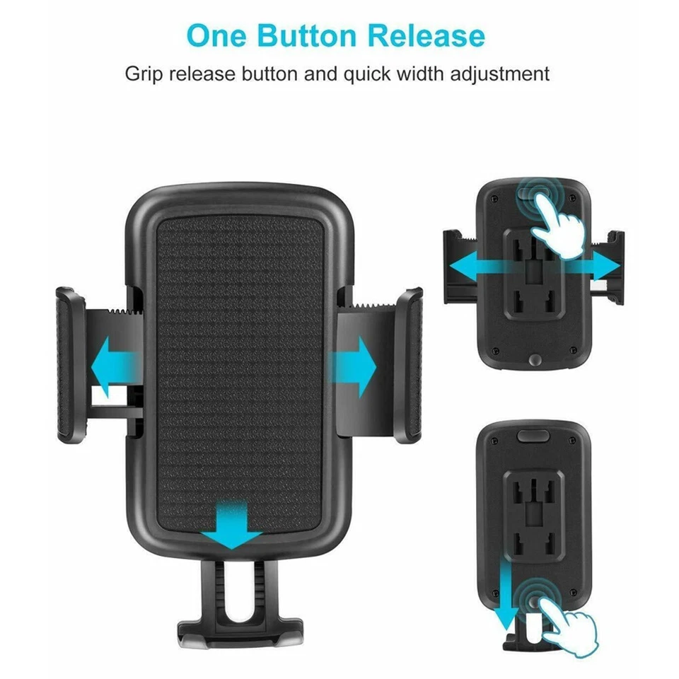 Portavasos 2 en 1 360° Soporte para montaje en coche para teléfono celular Soporte organizador de bebidas EE. UU. Foto 3 de 4
