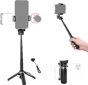 NEEWER Phone Selfie Stick Tripod Stand w/Bluetooth Remote Shutter for iPhone