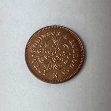 1863 Robinson And Ballou Grocers Civil War Token Coin Copper Lot 3