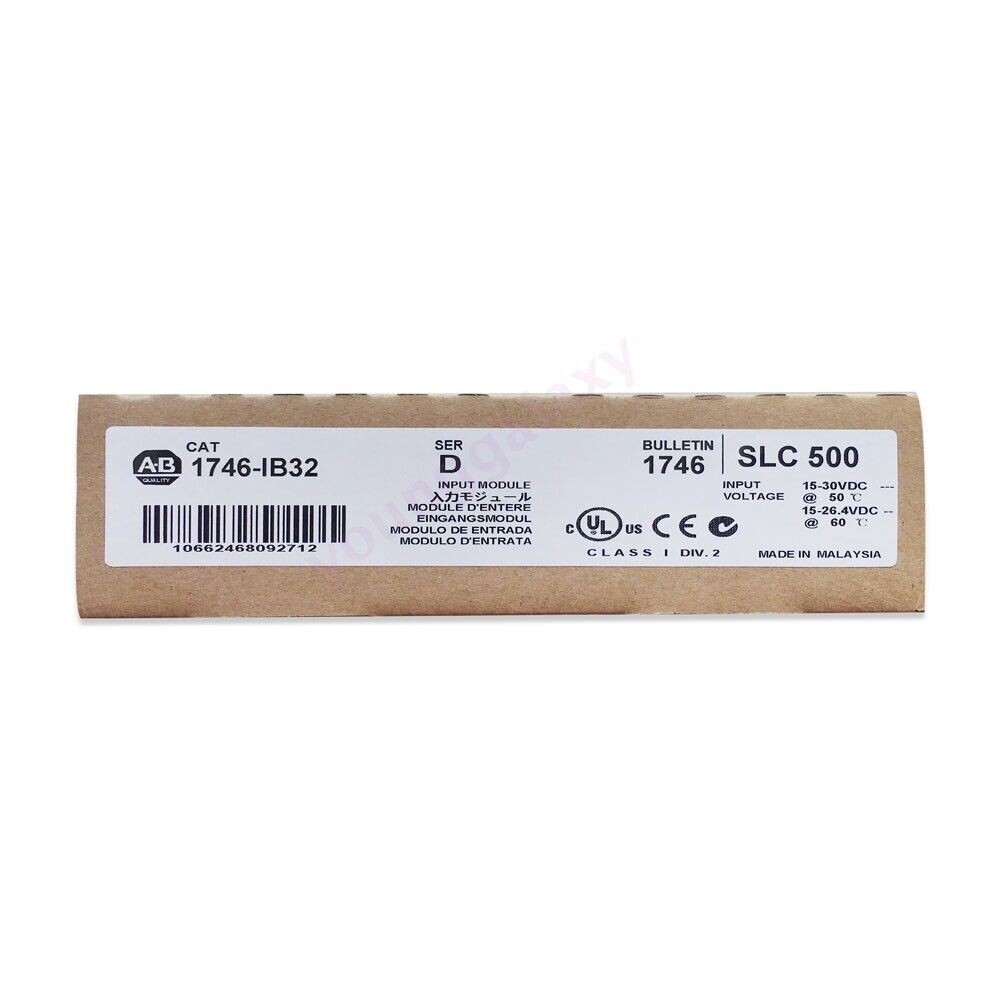 Sealed Allen-Bradley AB 1746-IB32 SER D SLC500 PLC Input Module  US Free Tax