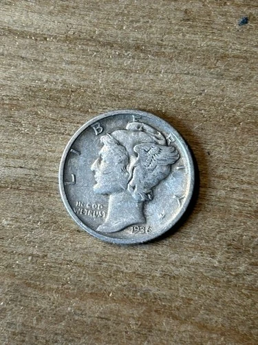 1936D Mercury Dime VG