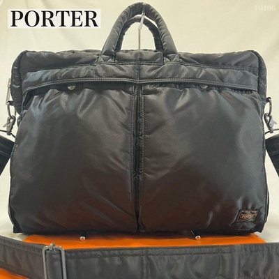 #ad #ad PORTER Yoshida TANKER 2way Briefcase Shoulder Bag Crossbody Black $185.00