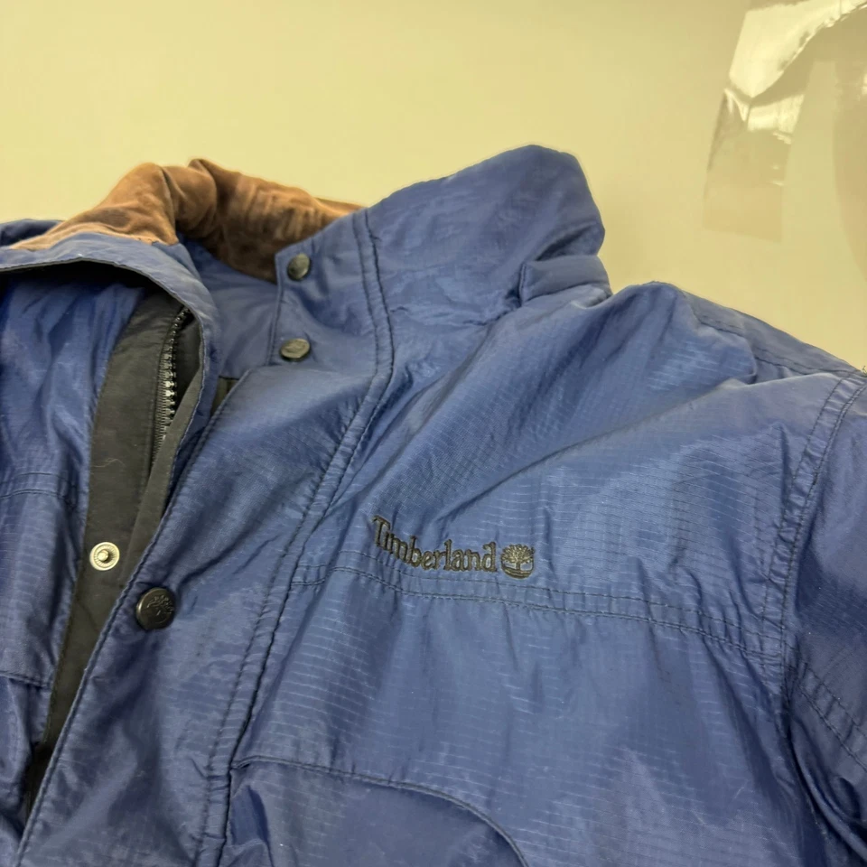 y2k Timberland thick puffer winter jacket Medium M - Image 4 of 4