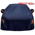 Full Car Cover Waterproof All Weather Protection Anti-UV Rain Snow Anti Scratch