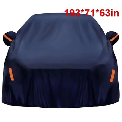 Full Car Cover Waterproof All Weather Protection Anti-UV Rain Snow Anti Scratch - Image 1 of 4
