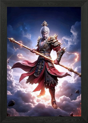 Monkey King Digital Art Gerahmtes Wandbild Poster Leinwanddruck Bild