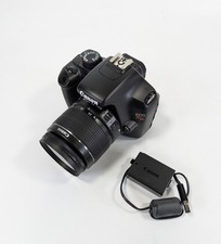 Canon EOS Rebel T3 Digital SLR Camera w/18-55mm Lens  DC Coupler No Cap or Batt