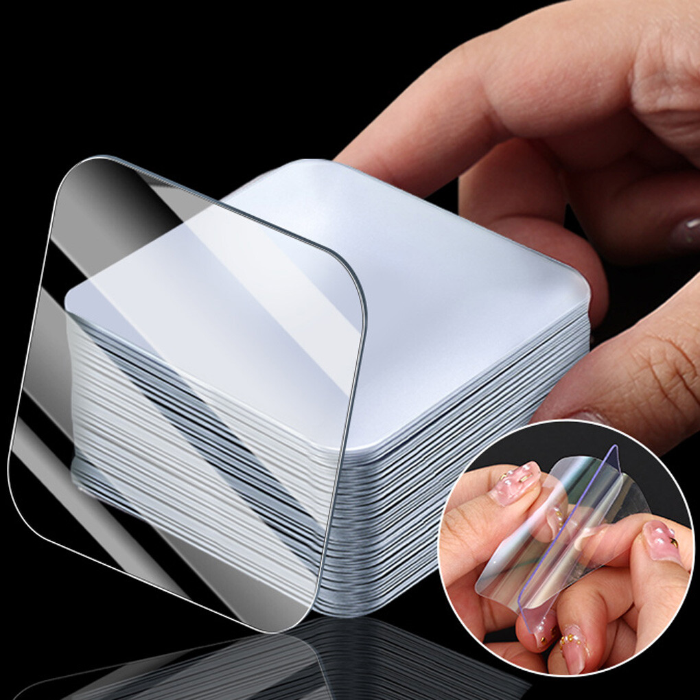 Pre-Cut Nano Mounting Tape Double-Sided Adhesive Pads Heavy Duty Clear Wall Tape