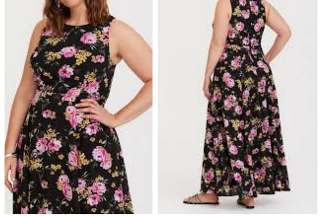 torrid floral dress