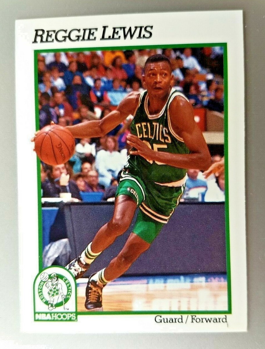 1991-92 NBA HOOPS REGGIE LEWIS CARD#13 NR-MINT BOSTON CELTICS