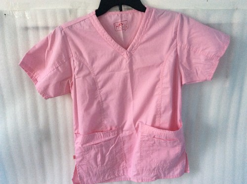 SET OF 6 Scrubs Shirt XS/S Multi-color Medical Dental Nursing Scrubs Vet Tech - Picture 7 of 12