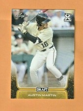 2020 AUSTIN MARTIN LEAF DRAFT BASEBALL GOLD ROOKIE CARD  NEW  HOT  MINT  LIMITED
