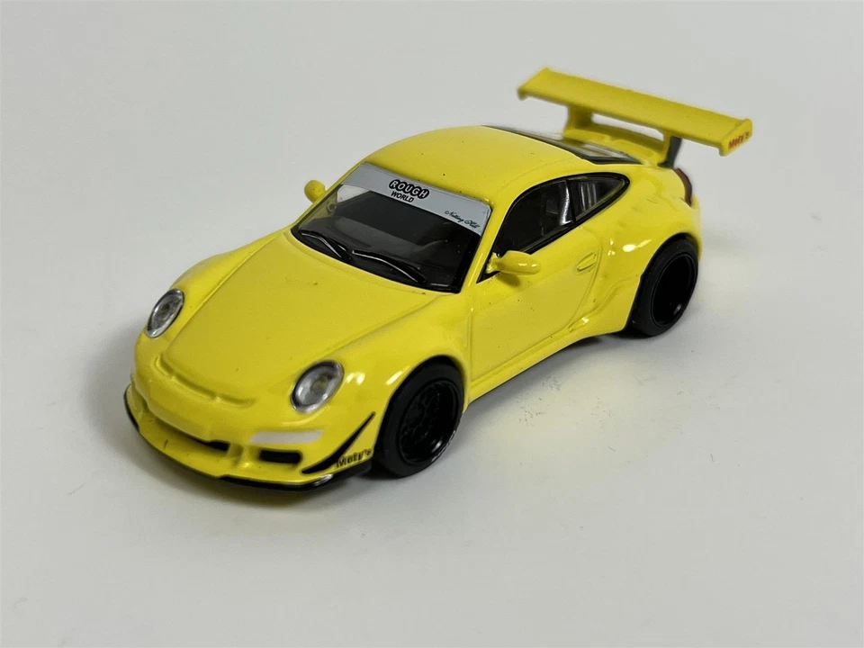 Porsche RWB 997 Notting Hill Giallo 1:64 Scala Pop Race PR640014 - Immagine 2 di 4