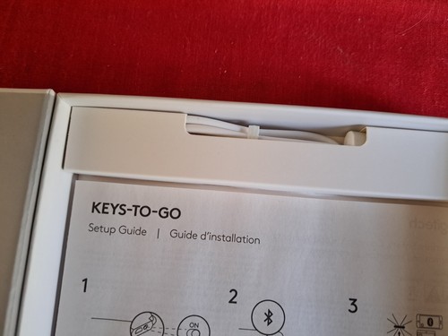 Logitech Keys-to-Go Bluetooth Keyboard NEW AS-IS - Afbeelding 3 van 5