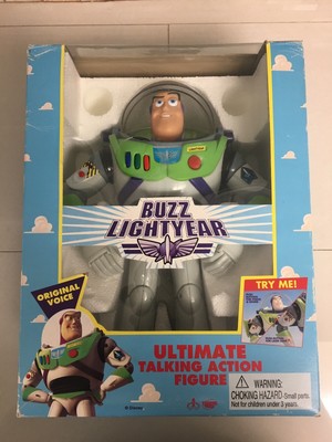 Toy Story 1995 Thinkway BUZZ LIGHTYEAR Ultimate Talking Action Figure ORIGINAL | eBay