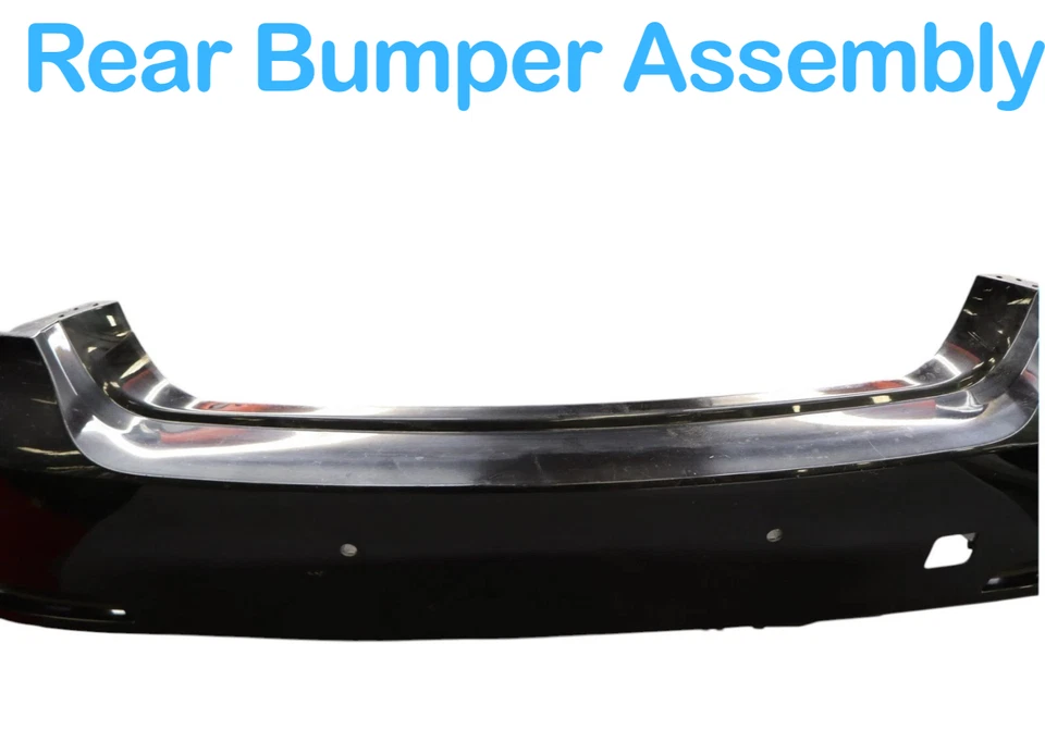 09-12 宝马 750i 750Li 后下保险杠盖总成装饰面板黑色 Oem — 第 2/4 张图片