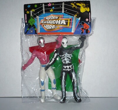Mexican El Santo LA PARKA Lucha libre Toy - Wrestler Figures Bootleg Cmll Mexico
