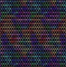Timeless Treasures Full Color Rainbow Triangles Quilt Fabric by the Yard