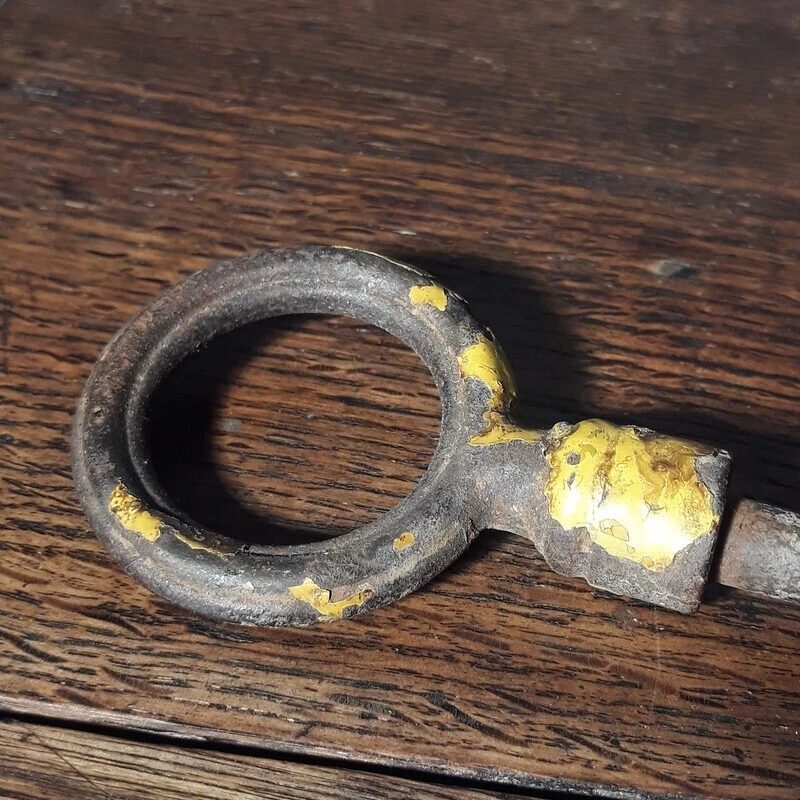 Tirette cloche sonnette fonte murale ancienne XIX° Cast iron bell puller old - Photo 2/4