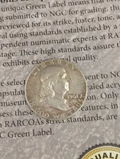 1961 SILVER  FRANKLIN HALF DOLLAR TP-3913