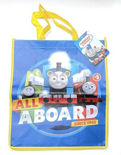 Thomas the Train “All Aboard Since 1945” Party Thin Vinyl Tote Bag Lot of 4 New - Afbeelding 1 van 5