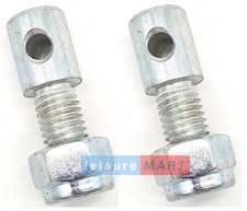 2 X M12 Bolt on Linch Pin Locking Tab for 6mm Lynch Pins Ifor Williams Trailers