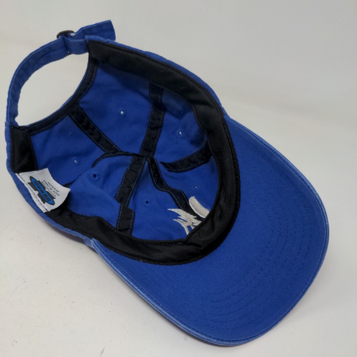 Big X Men's Slideback Hat Blue Embroidered DH Lightning Bolt