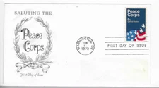 1972-FIRST DAY COVER-#1447-PEACE CORPS