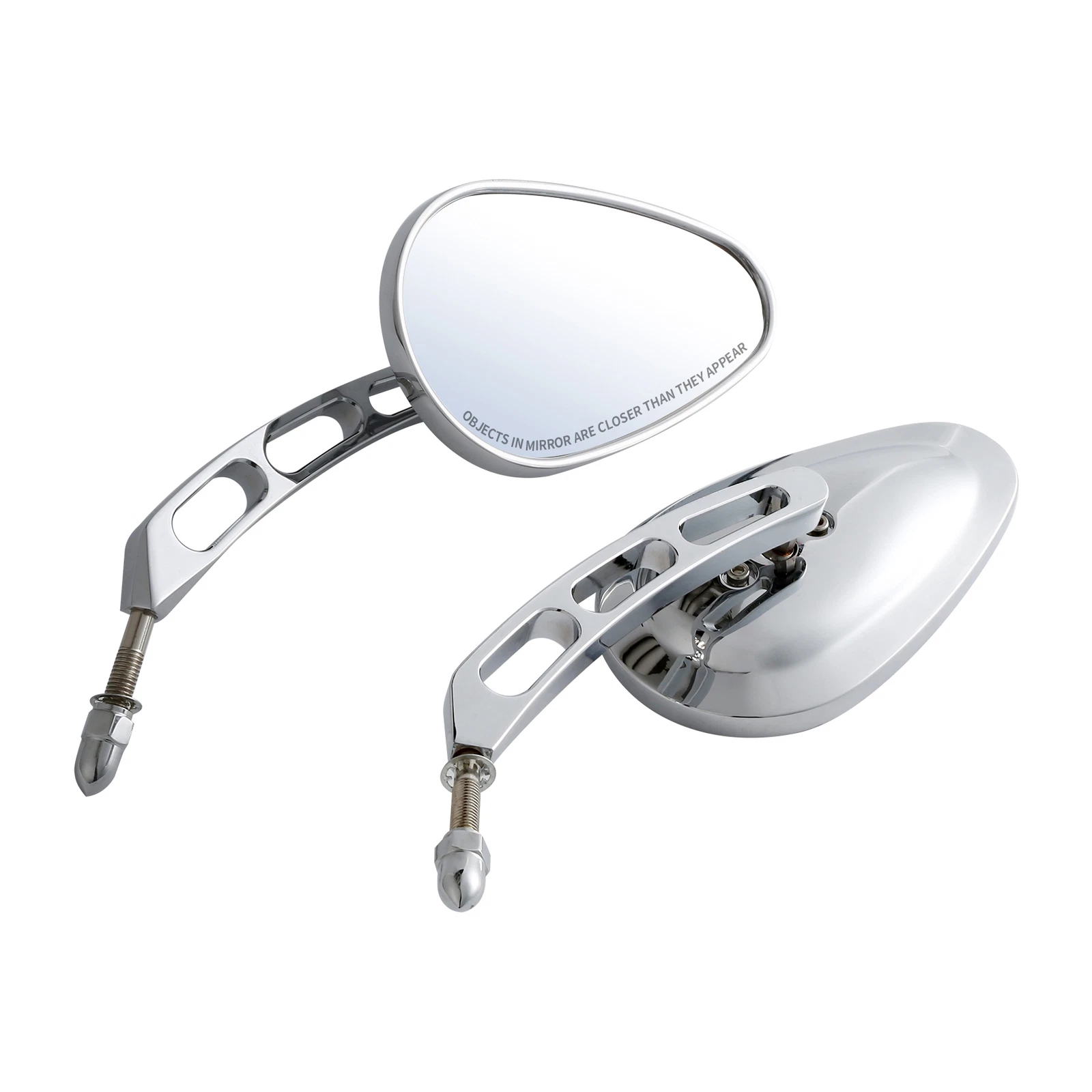 Rear-View Mirrors Fit For Harley Touring Street Glide Sportster XL Dyna Softail