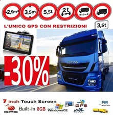 NAVIGATORE GPS 7 PER CAMION TIR BILICI MOTRICI AUTOTRENI MAPPE EUROPA 2025