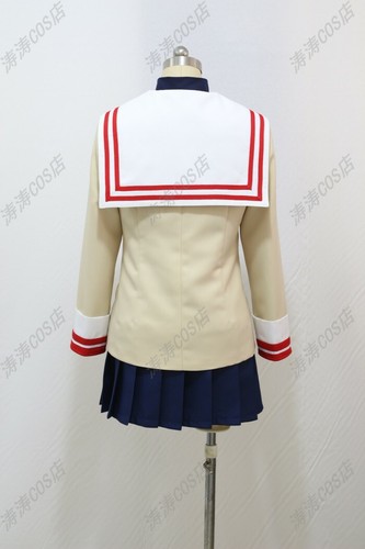 CLANNAD Furukawa Nagisa School Uniform Halloween Party Skirt Suit Cosplay Costum - Picture 3 of 5