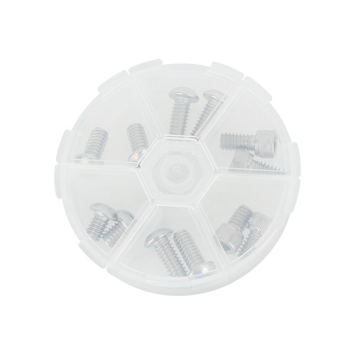Set viti di montaggio 12 pezzi CAMVATE 1/4"-20 lunghezza bullone 15,5/8,5/12,5/19/12,6/9,6 mm - Foto 4 di 6