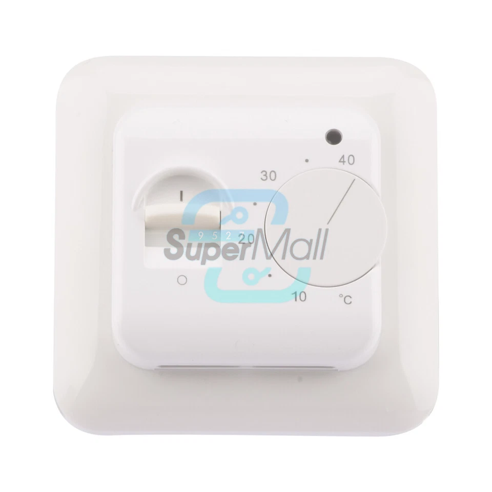 230V 16A Room Floor Heating Thermostat Temperature Control Switch w/Floor Sensor