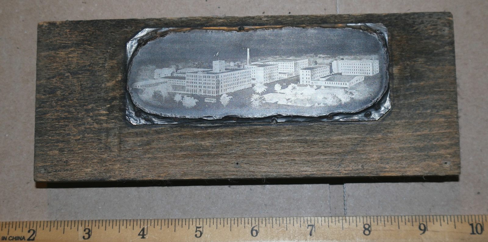 Early MC LILLEY & Co letterhead printing plate block  